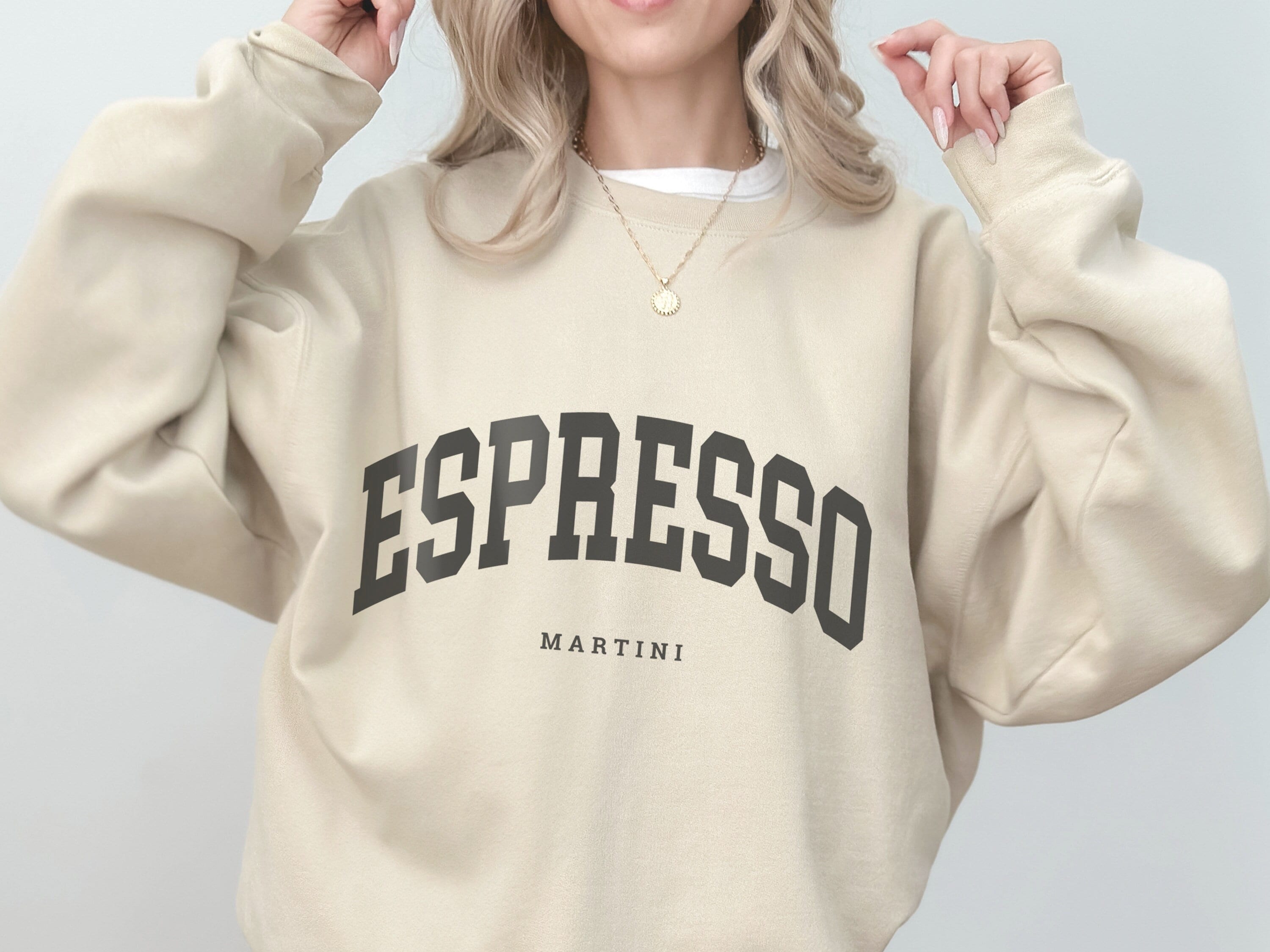 CUSTOM ESPRESSO MARTINI CREWNECK