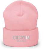 Cuffed Embroidered Beanie - view 4