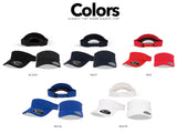 Golfer Tennis Embroidered Visor - view 3