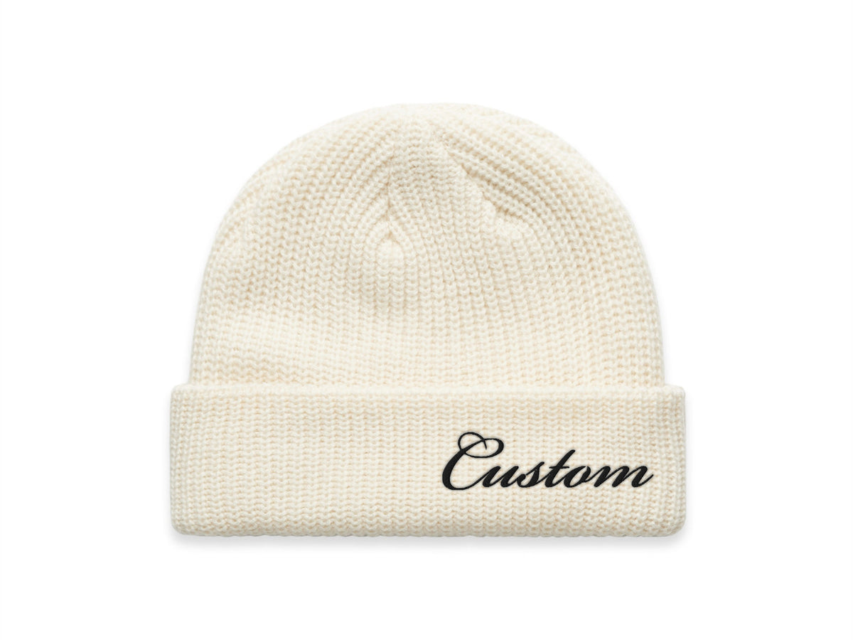 Cuffed Custom Logo Beanie - PayRespects