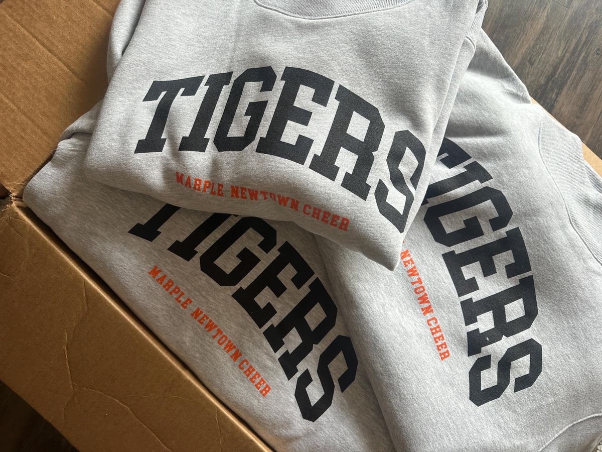 Yellow College Greek Custom Logo Sweatshirt - view 8