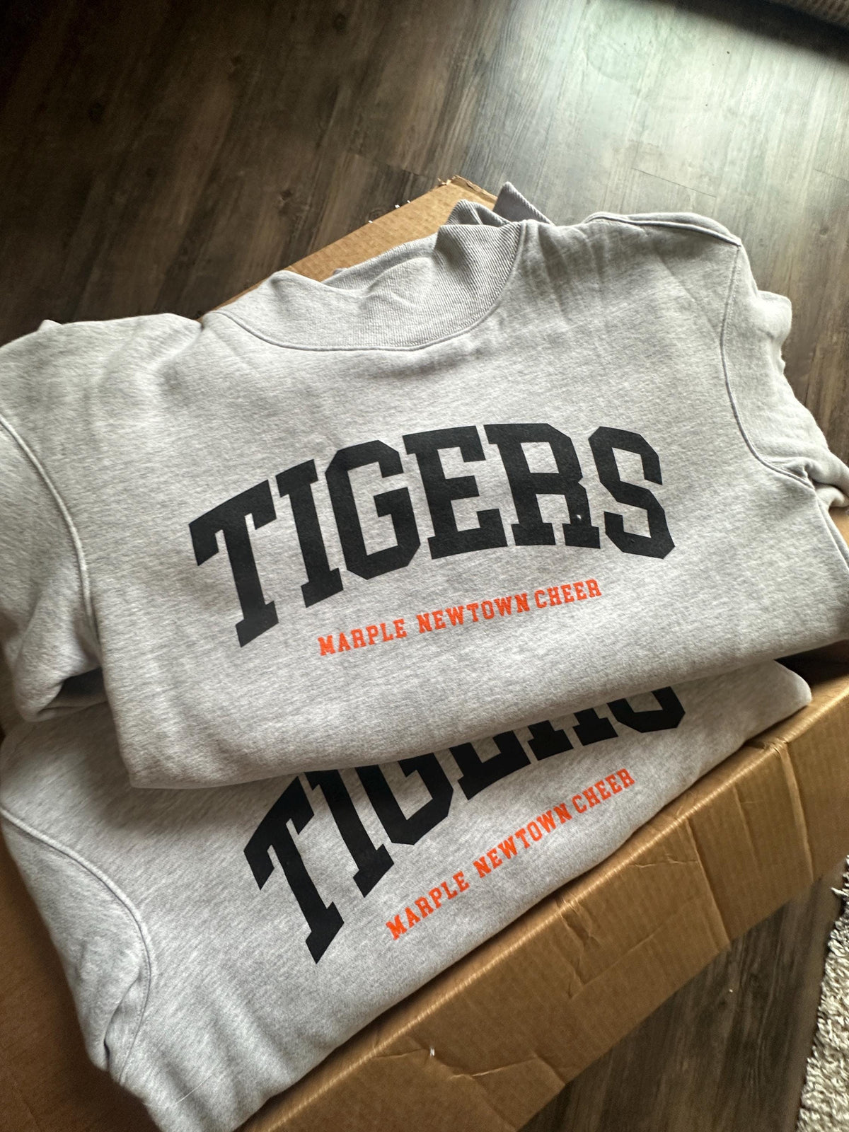 Yellow College Greek Custom Logo Sweatshirt - view 9
