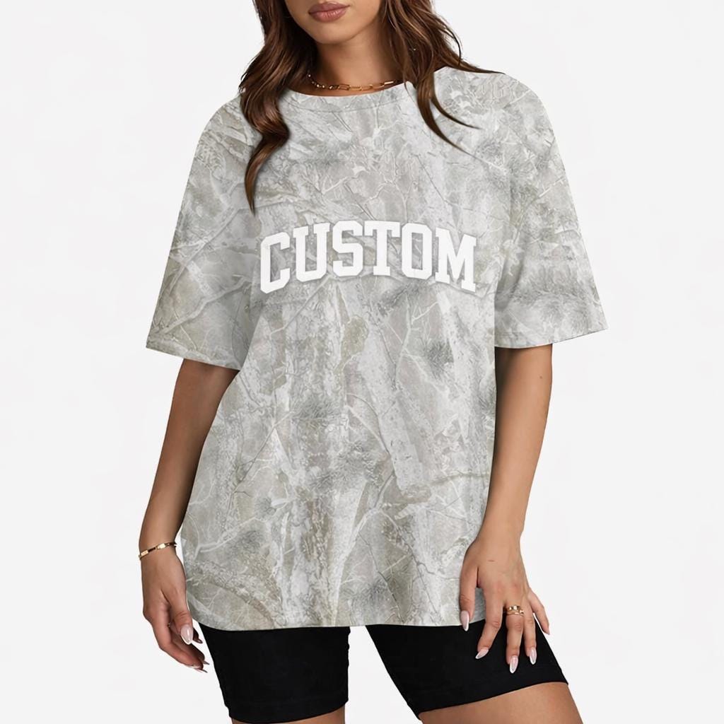 Leopard Personalized Oversized Tee - view 3