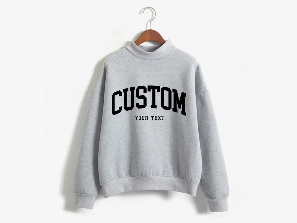 Yellow College Greek Custom Logo Sweatshirt - view 3