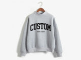 Yellow College Greek Custom Logo Sweatshirt - view 3