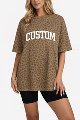 Leopard Personalized Oversized Tee - view 5