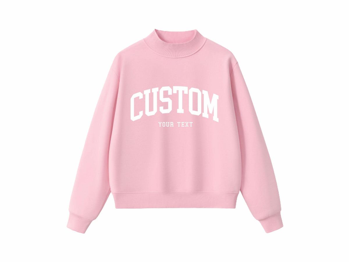 Yellow College Greek Custom Logo Sweatshirt - view 5