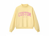Yellow College Greek Custom Logo Sweatshirt - PayRespects