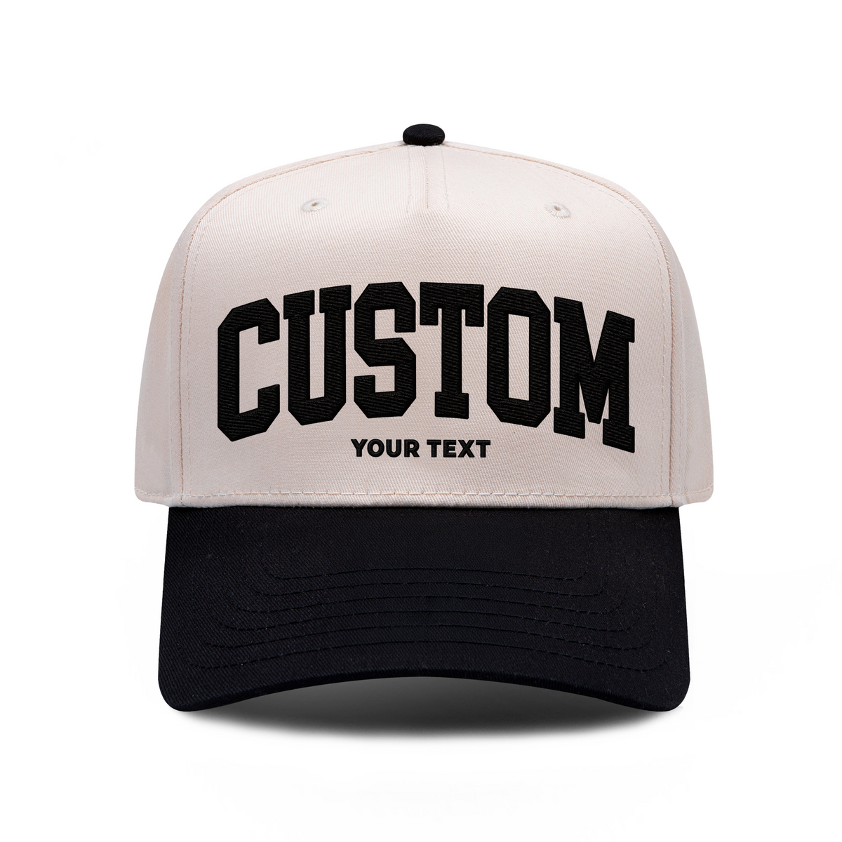 Five Panel Embroidered Snapback Hat