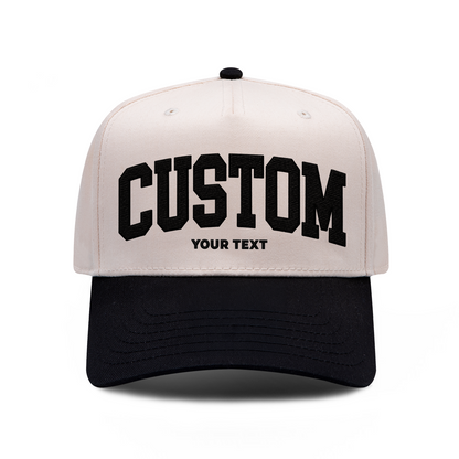 Five Panel Embroidered Snapback Hat
