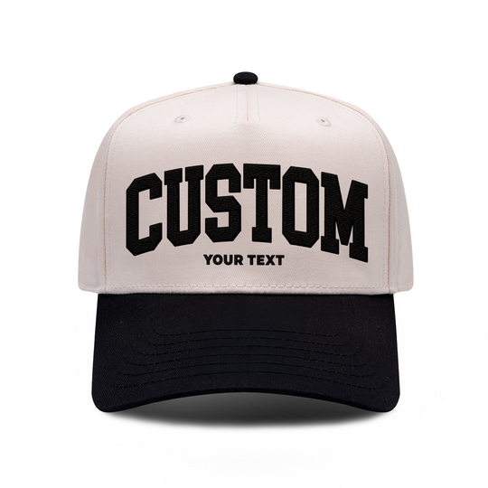 Five Panel Embroidered Snapback Hat