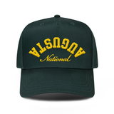 AUGUSTA National embroidered hat in Dark Green, front view.