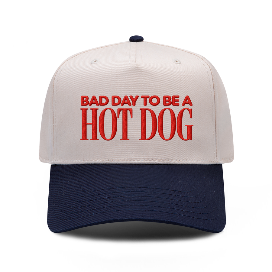 Bad Day to Be a Hot Dog Embroidered Hat
