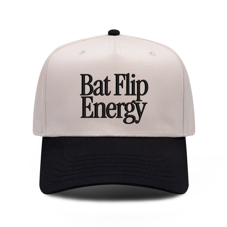 Bat Flip Energy Embroidered Hat