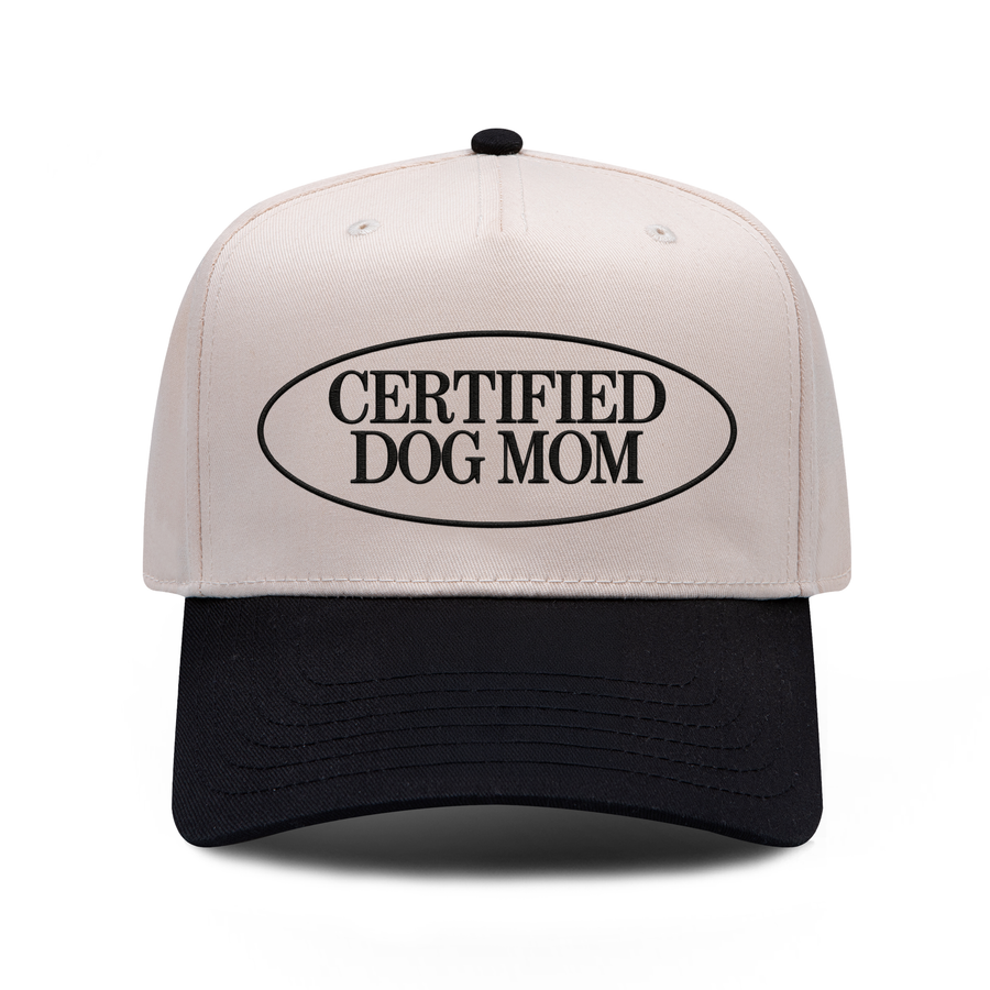 Certified Dog Mom Embroidered Hat