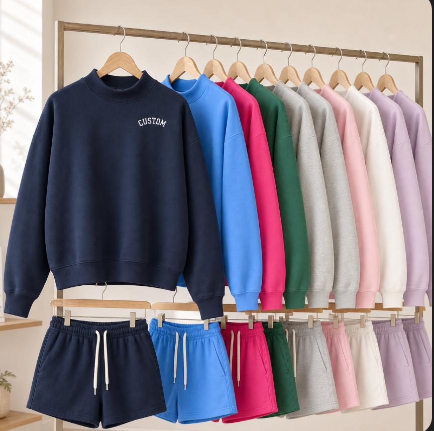 Custom Matching Mockneck & Shorts - Separates - view or guide 3