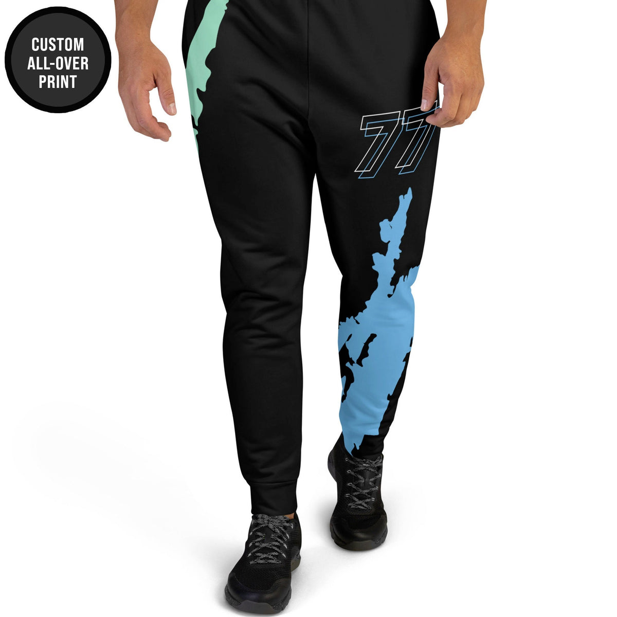 Over Print Personalized Joggers - view 2