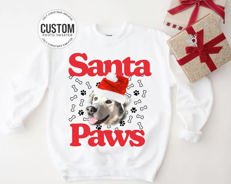 Photo Santa Holiday Custom Sweatshirt - PayRespects