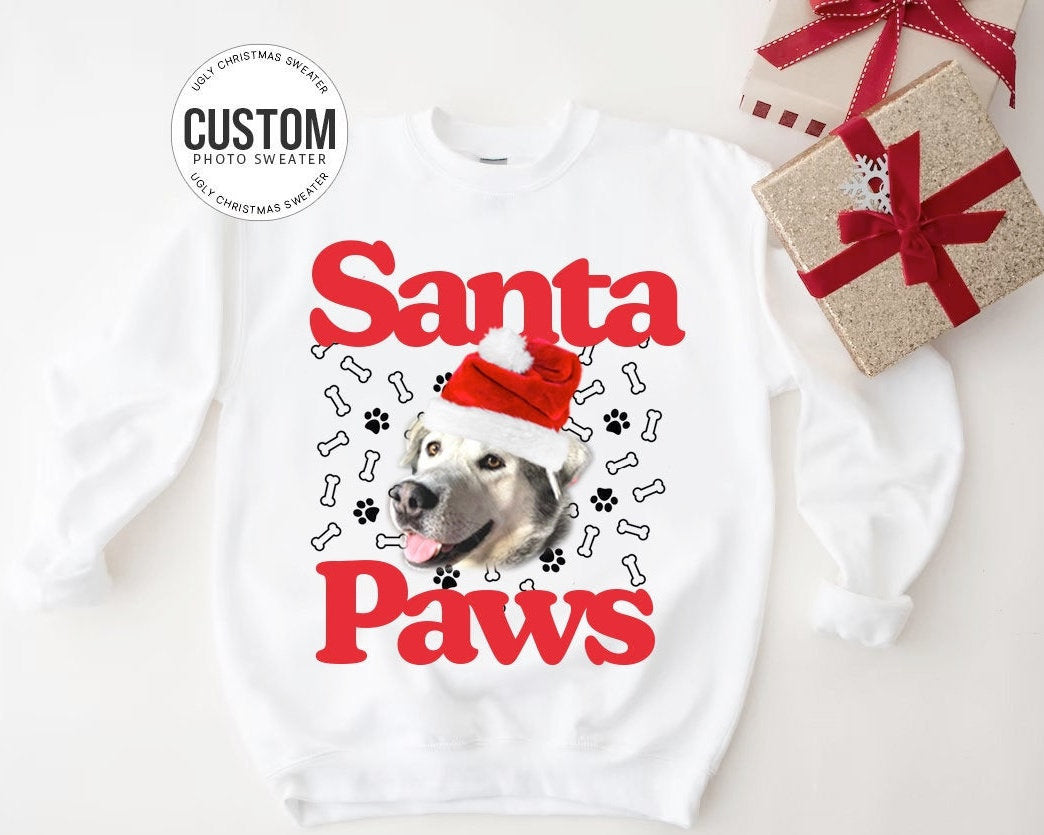Photo Santa Holiday Custom Sweatshirt - PayRespects