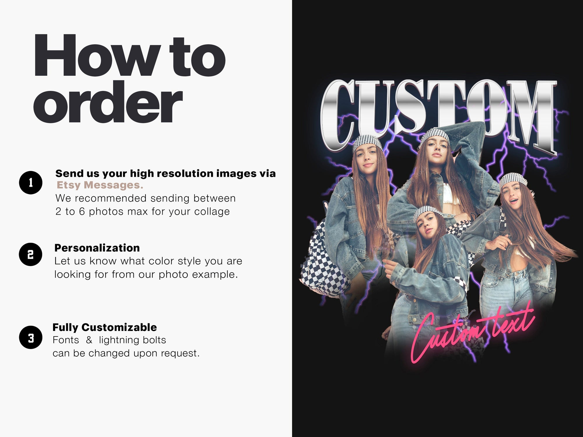 Bootleg Photo Custom Photo Crewneck Sweatshirt - view 2