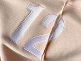 Monochrome Simple Embroidered Hoodie - view 7