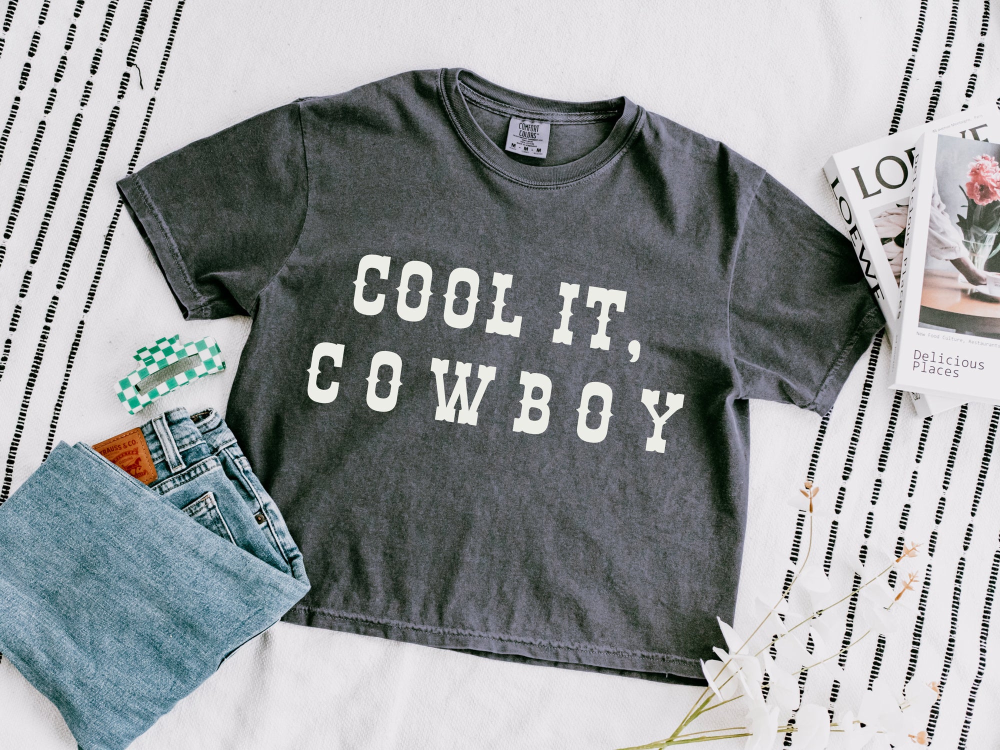 Cowboy Western Vintage Crop Top - view 3