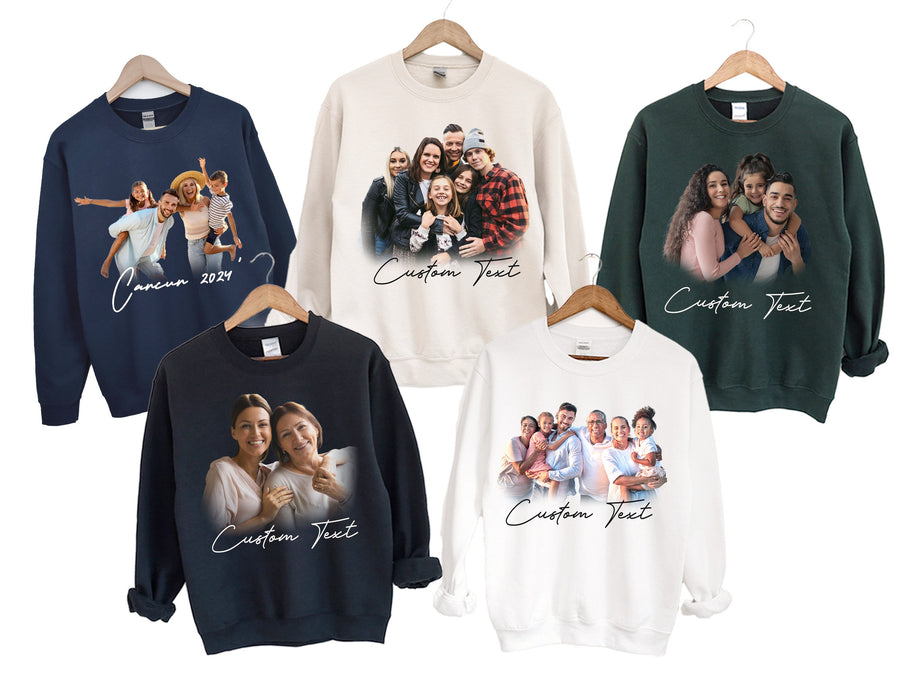 Photo Gift Custom Photo Sweatshirt - PayRespects
