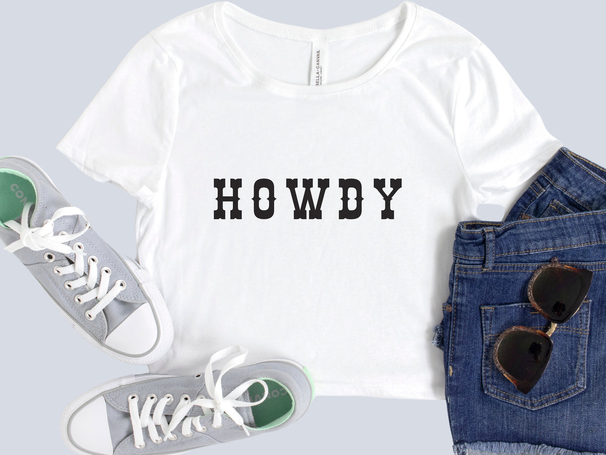 Howdy Western Vintage Crop Top - view 3