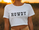 Howdy Western Vintage Crop Top - PayRespects