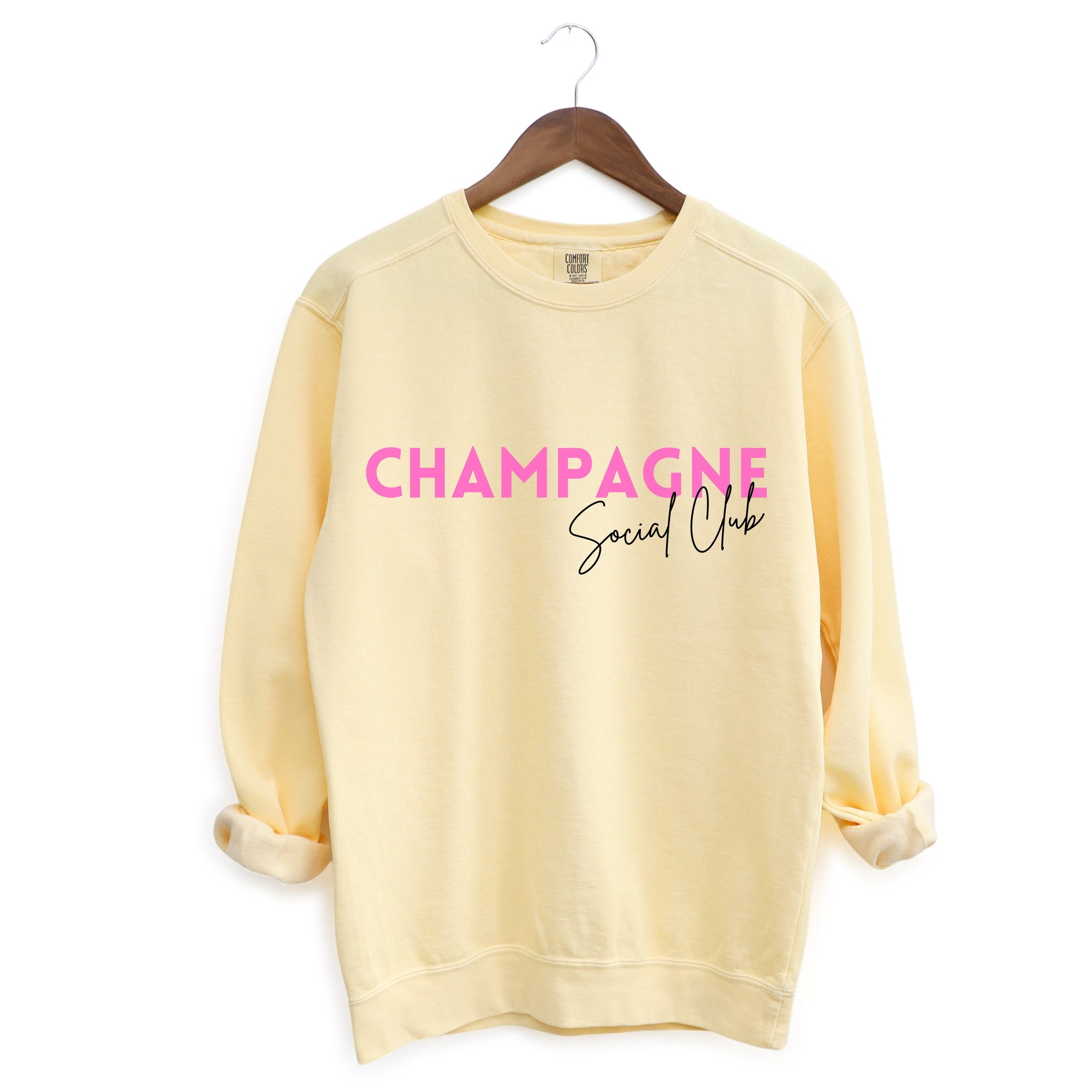 Champagne Social Crewneck Sweatshirt - view 4