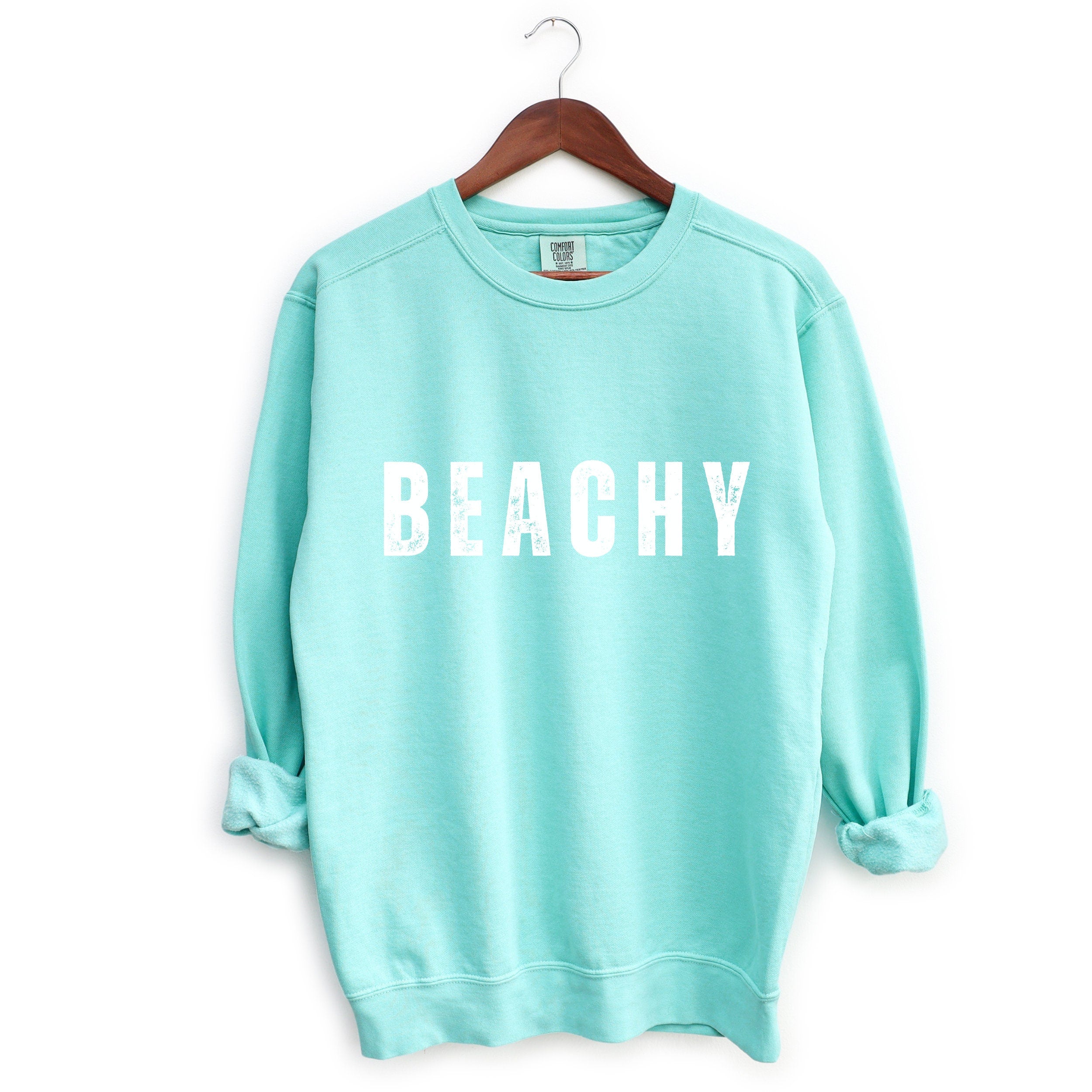 CUSTOM BEACHY VACATION CREWNECK