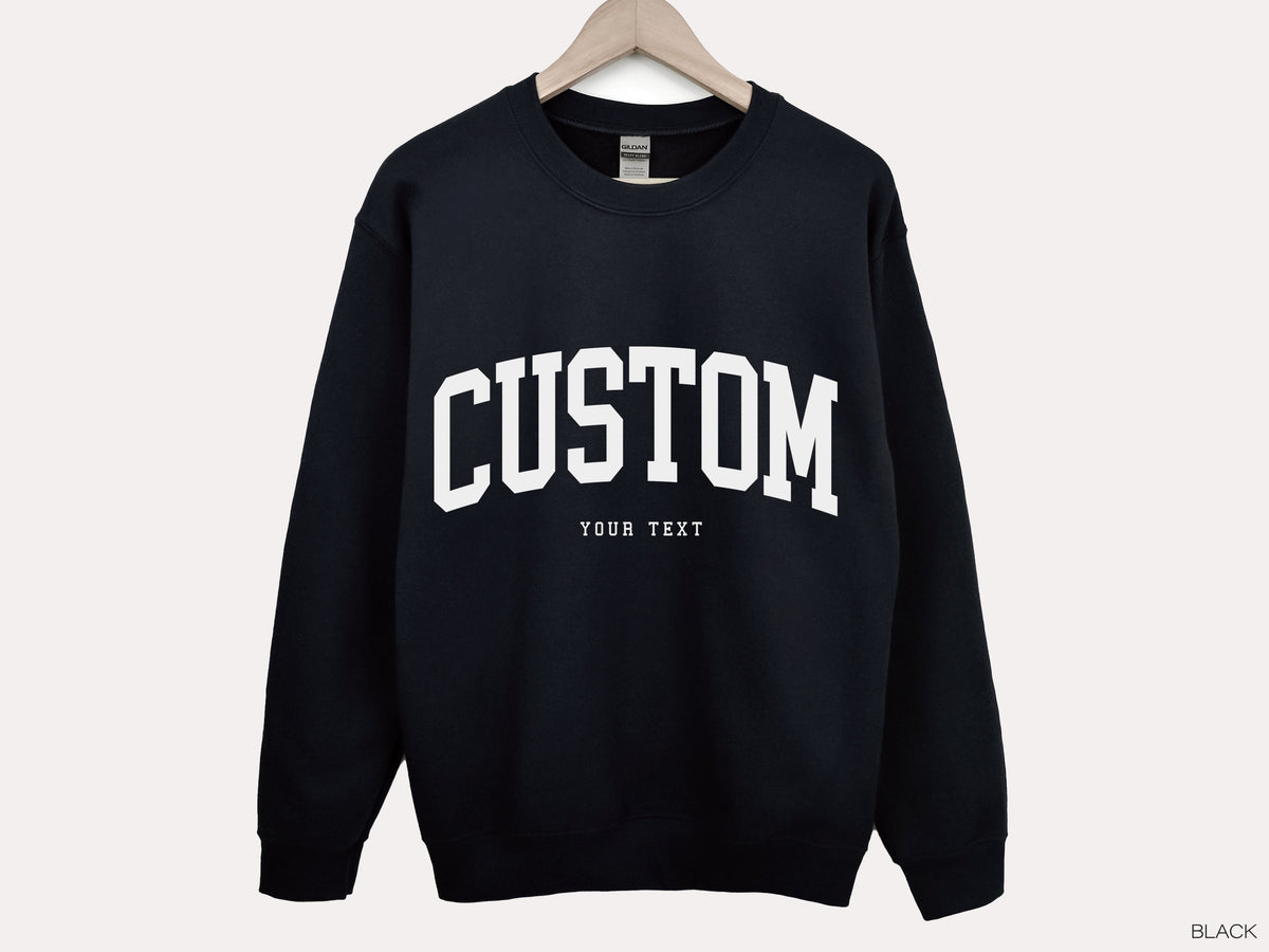 Font Text Sports Team Oversized Crewneck Sweatshirt - view 4