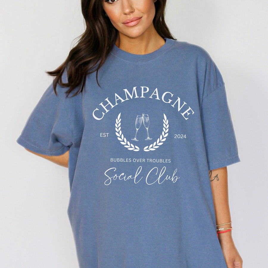 Champagne Social Mother's Day T-Shirt - PayRespects