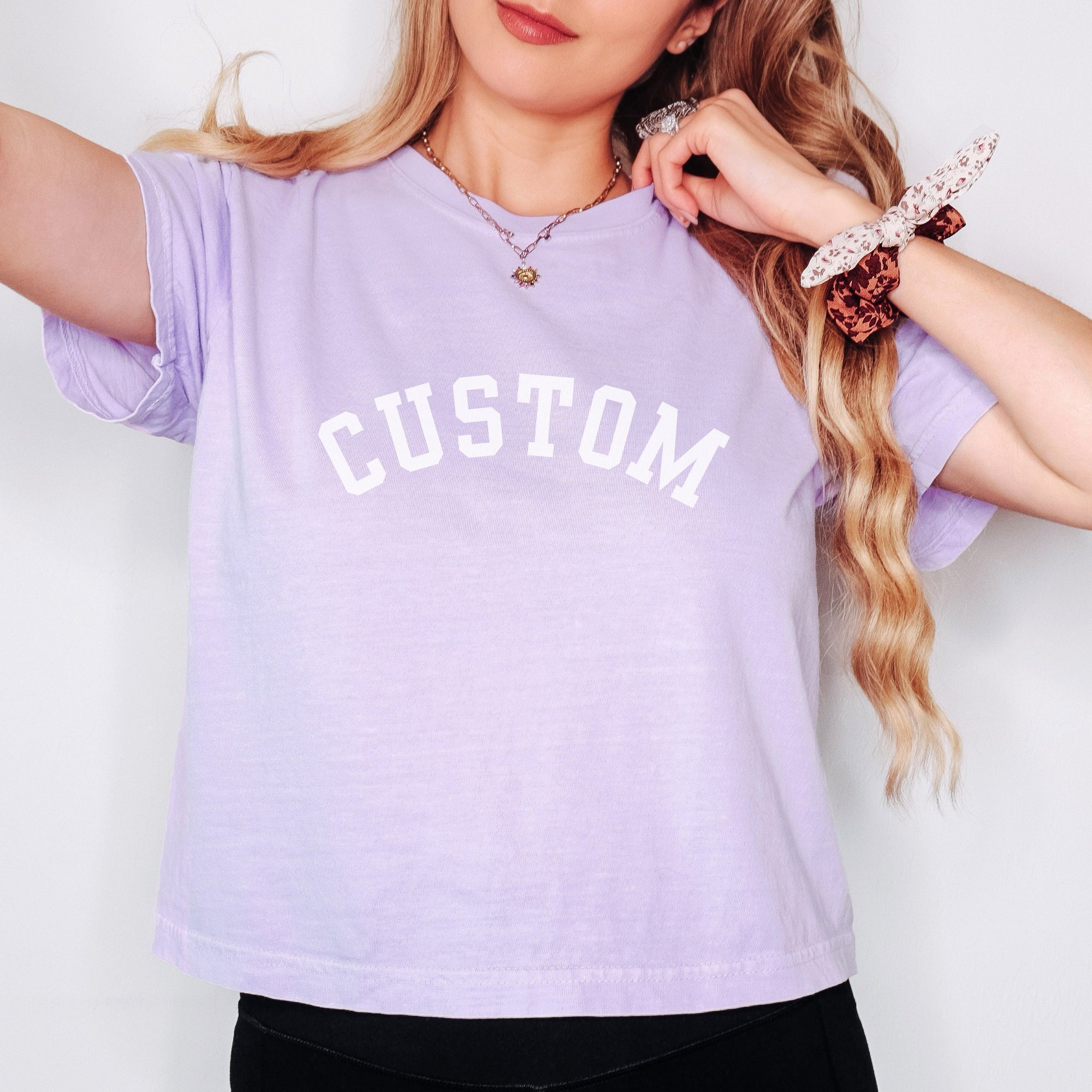 Name City Sports Team Personalized Crop Top - view 2