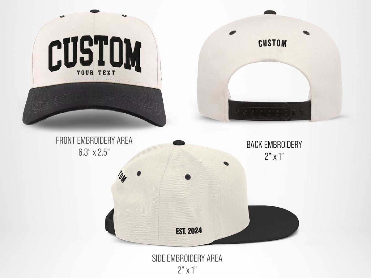 Upside Down Sports Team Custom Snapback Hat - view 5