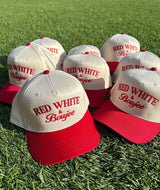 Red White & Boujee Embroidered Hat