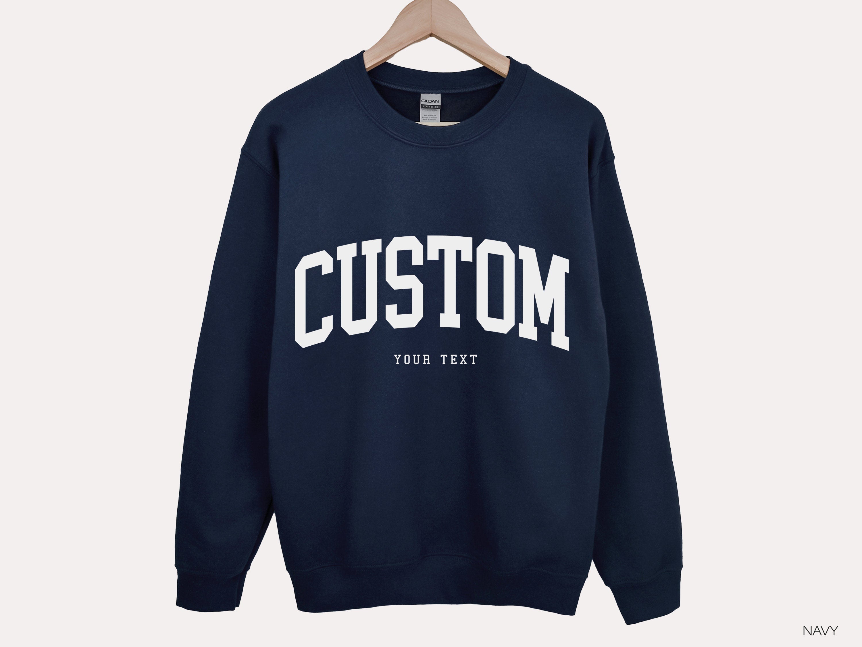 CUSTOM SCHOOL NAME CREWNECK
