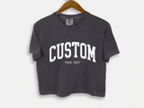 Name City Sports Team Personalized Crop Top - PayRespects