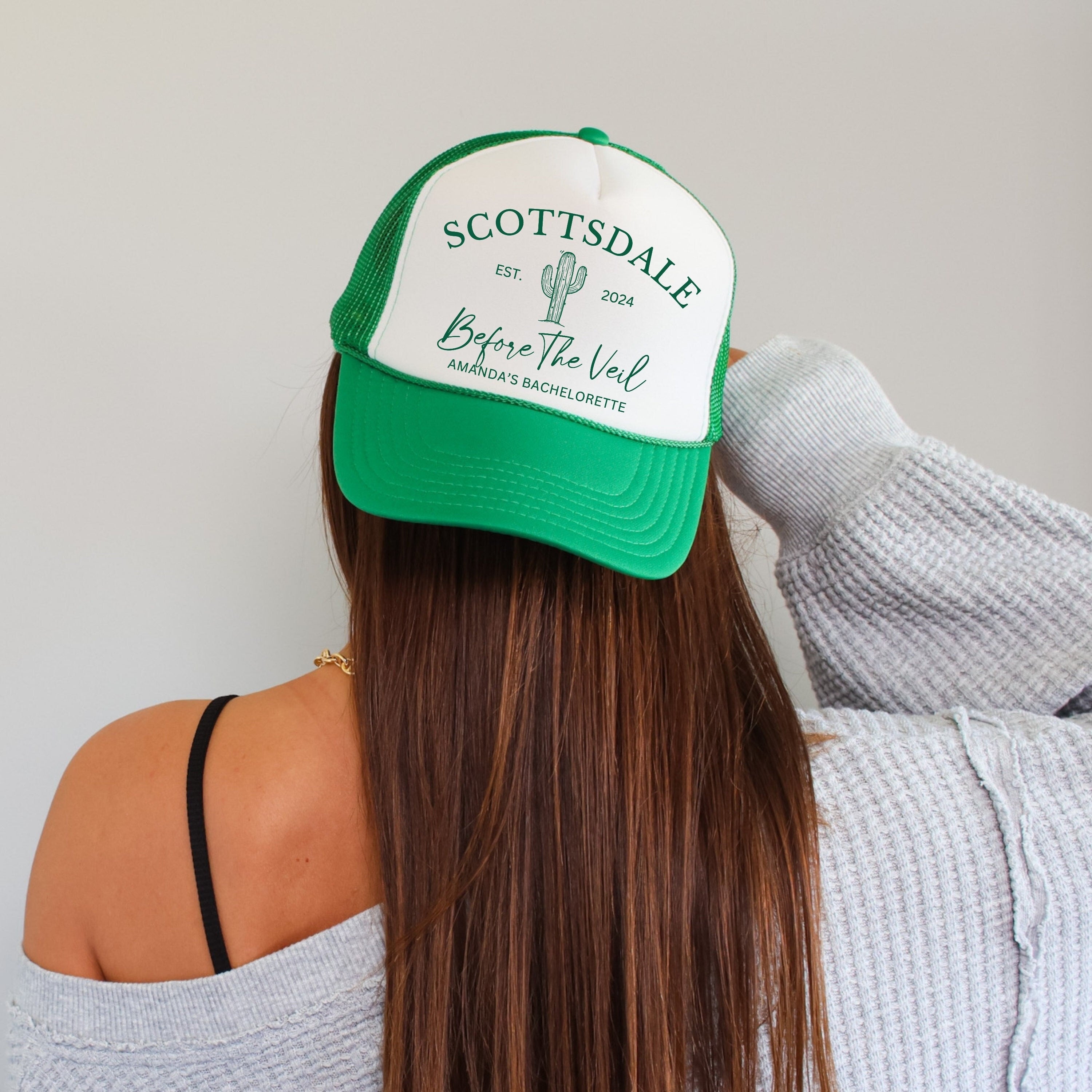 CUSTOM BACHELORETTE SCOTTSDALE TRUCKER HAT
