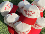 Red White & Boujee Embroidered Hat