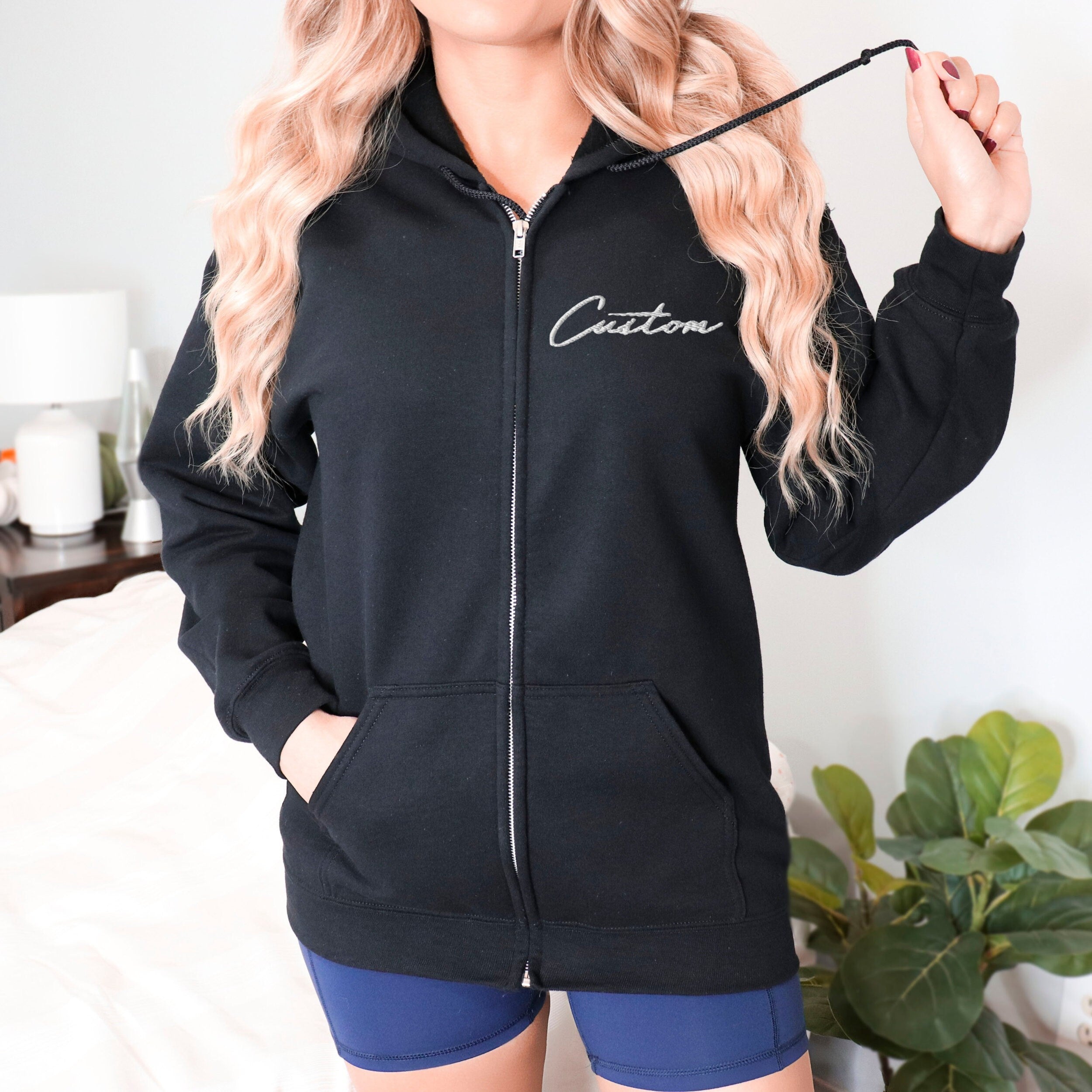 CUSTOM BRIDE EMBROIDERED HOODIE