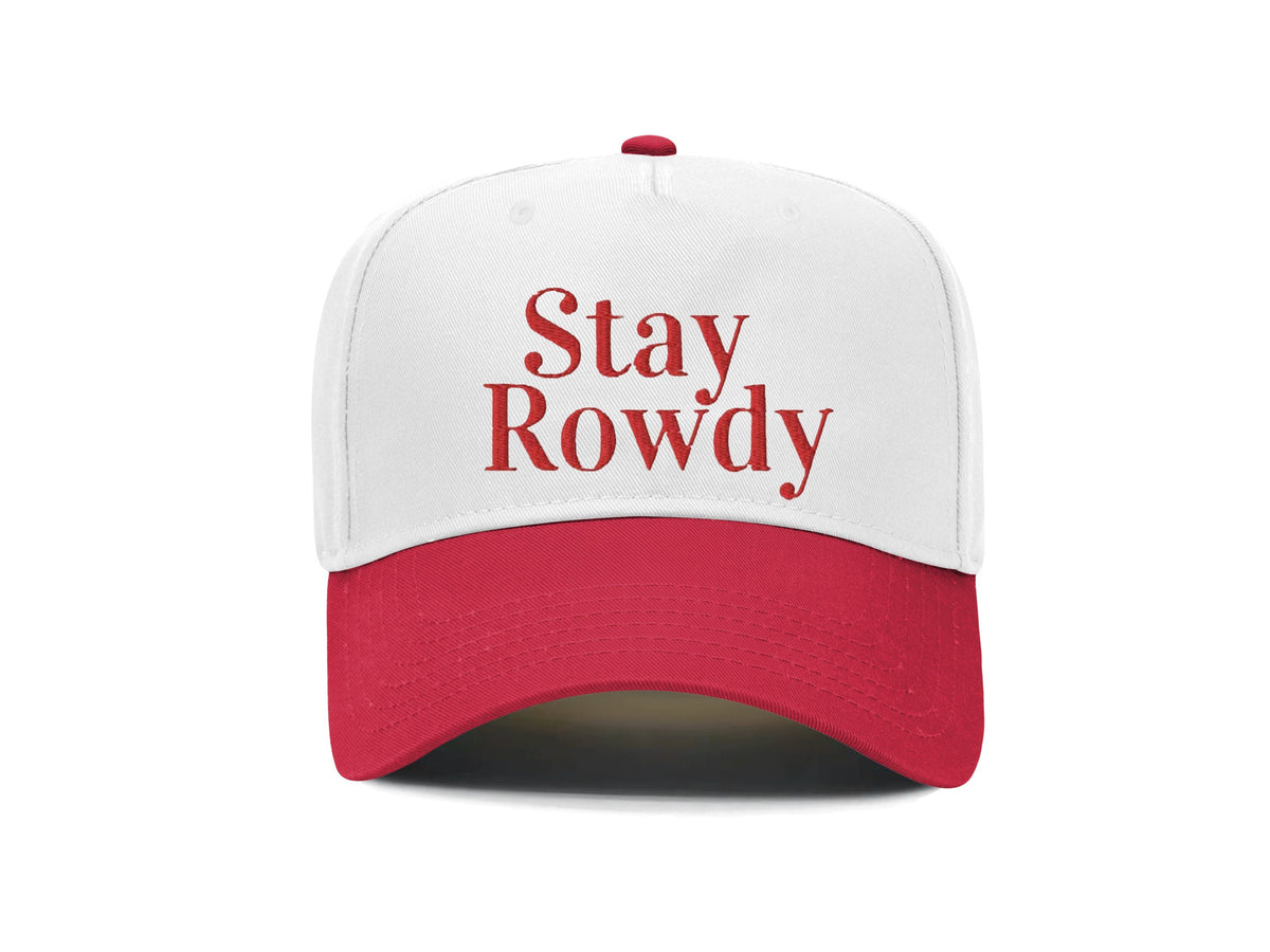 RED TWO TONE 5-PANEL SNAPBACK