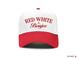 Red White & Boujee Embroidered Hat