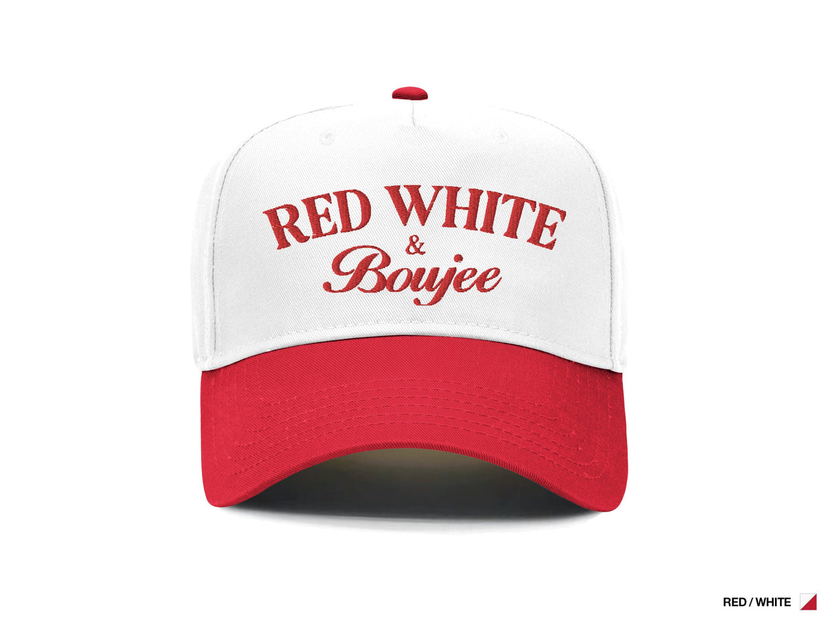 RED TWO TONE 5-PANEL SNAPBACK