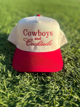 Cowboys & Cocktails Embroidered Hat
