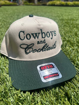Cowboys & Cocktails Embroidered Hat