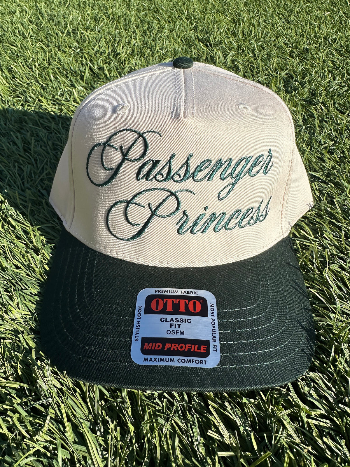 Passenger Princess Hat: Two Tone Green Snapback - view 3