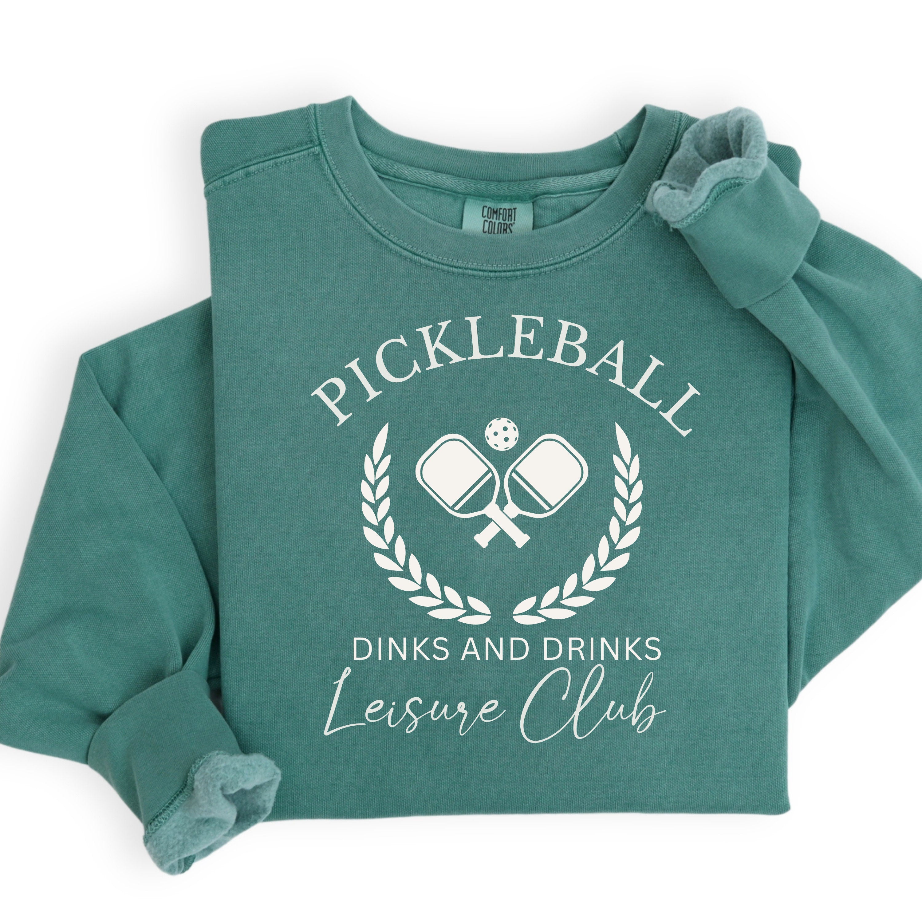 CUSTOM PICKLEBALLER WOMAN CREWNECK