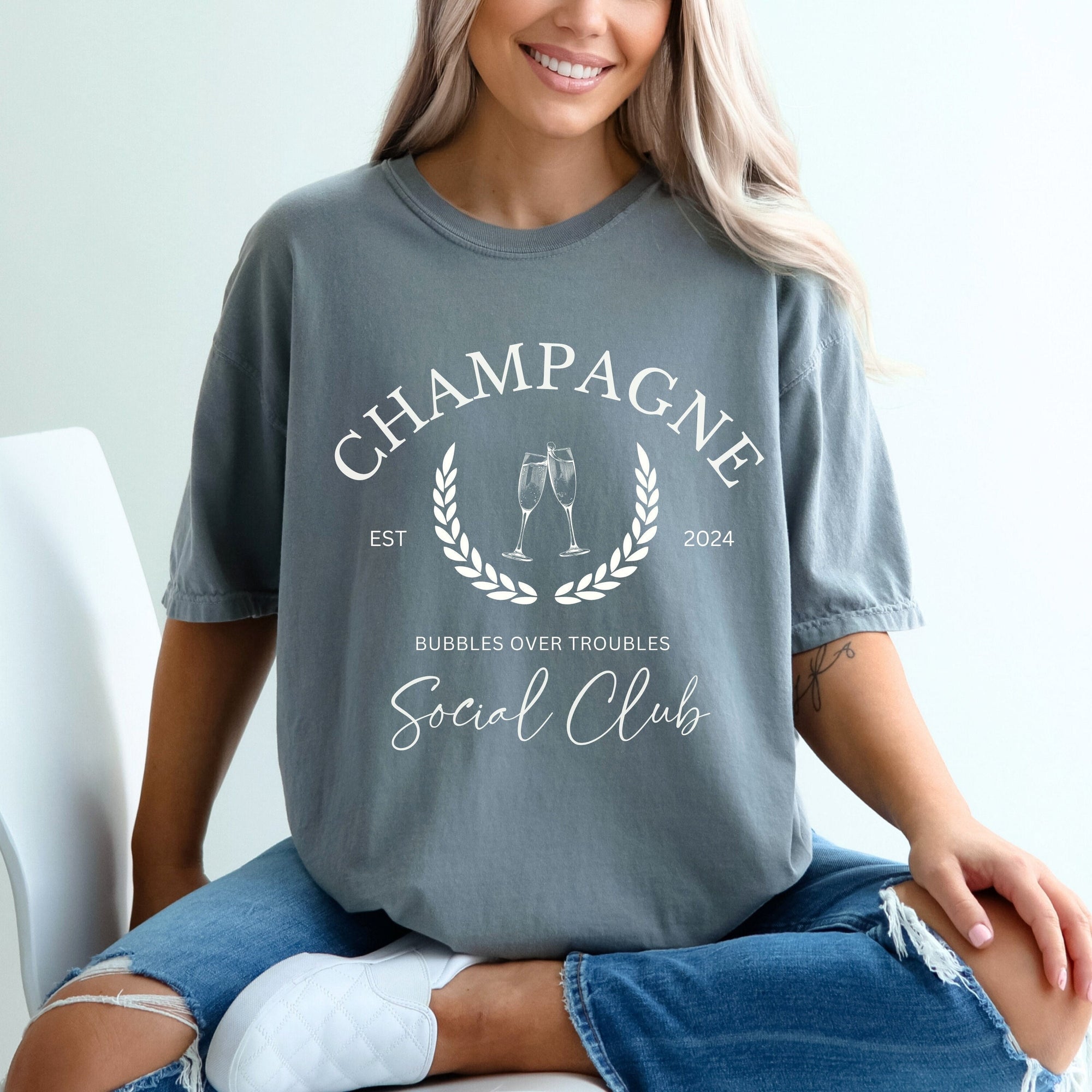 Champagne Social Mother's Day T-Shirt - view 5