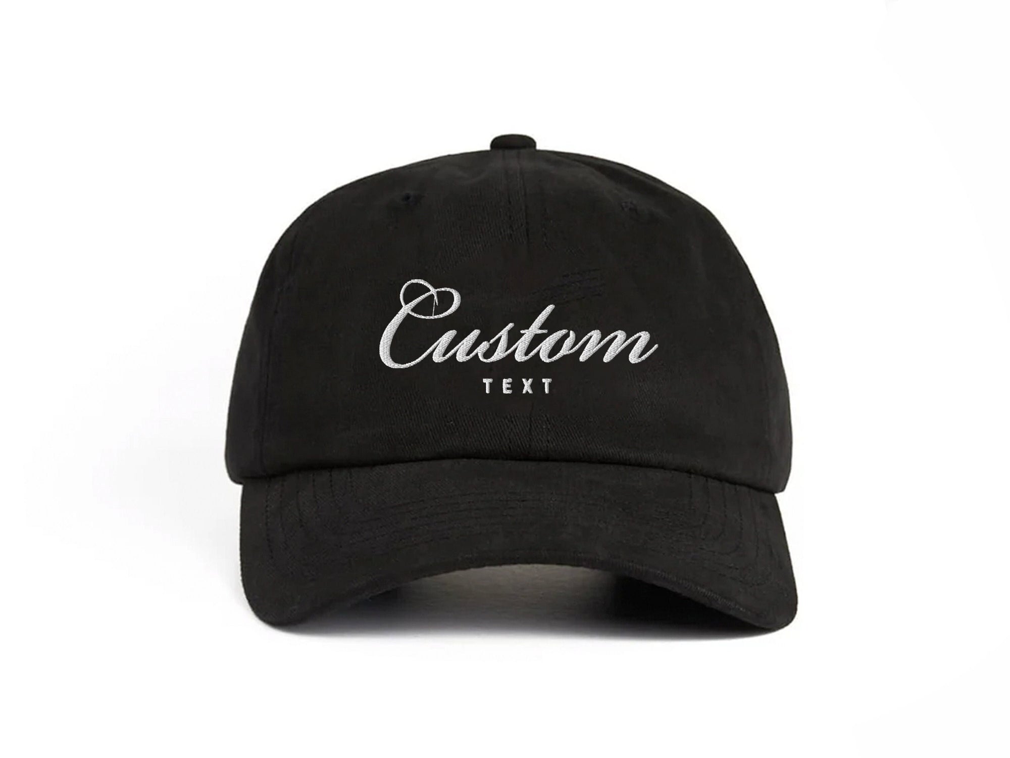 Unstructured Sports Team Custom Logo Dad Hat - view 5